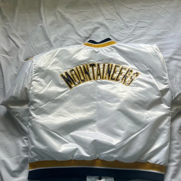 White and Yellow Varsity Jacket - Picture 10 of 11